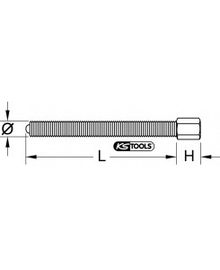 Vis de force M16x60 mm