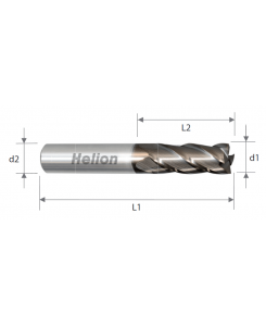 Solid carbide end mill Z4...