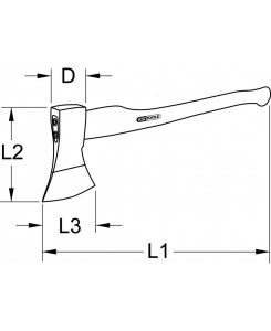 Hache BRONZEplus 750mm