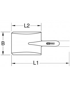 Pelle carrée BRONZEplus 1150mm