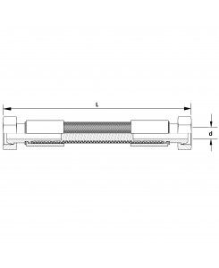 PTFE Hose ø10 1250-R1/4 BLUE